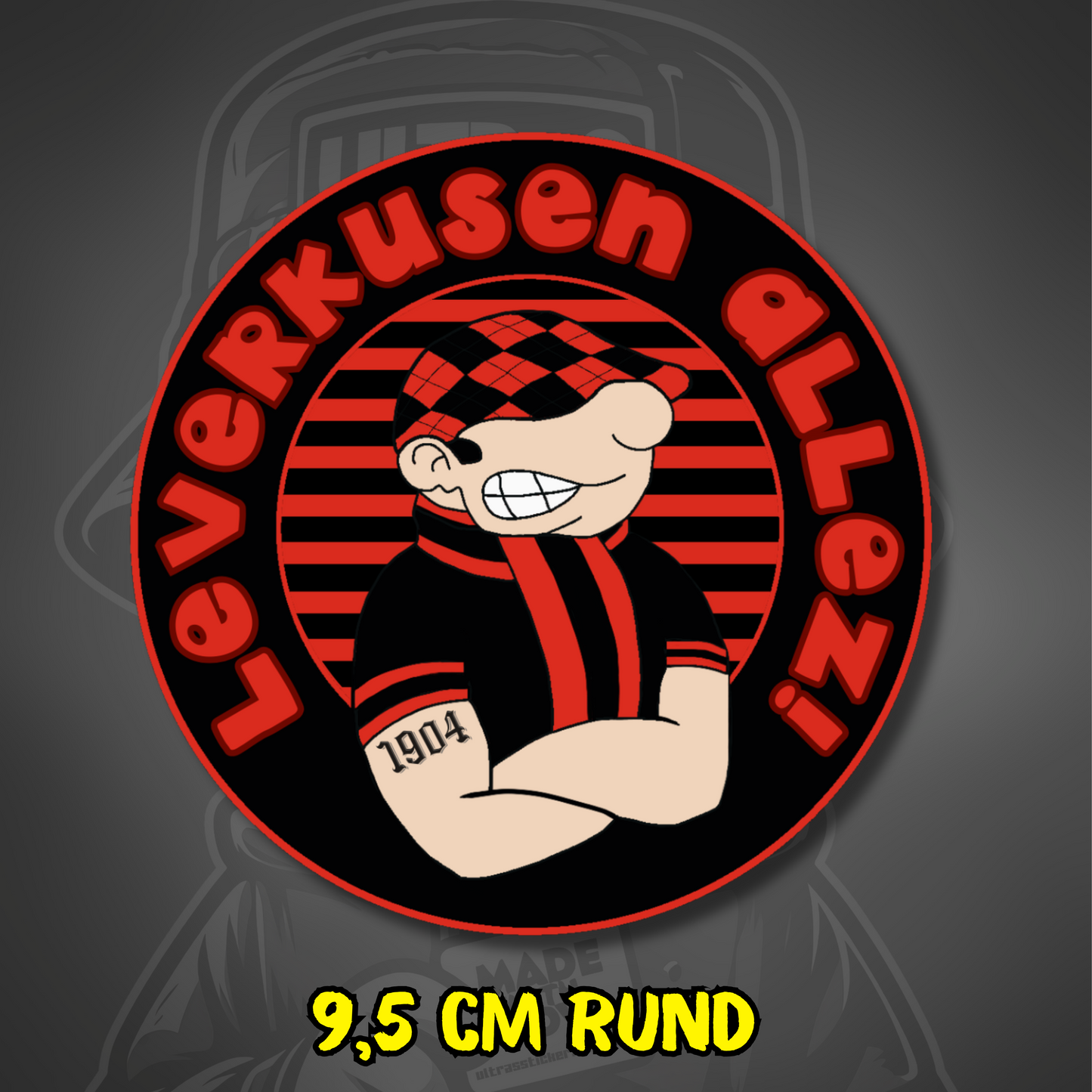 Aufkleber "Leverkusen Allez!"