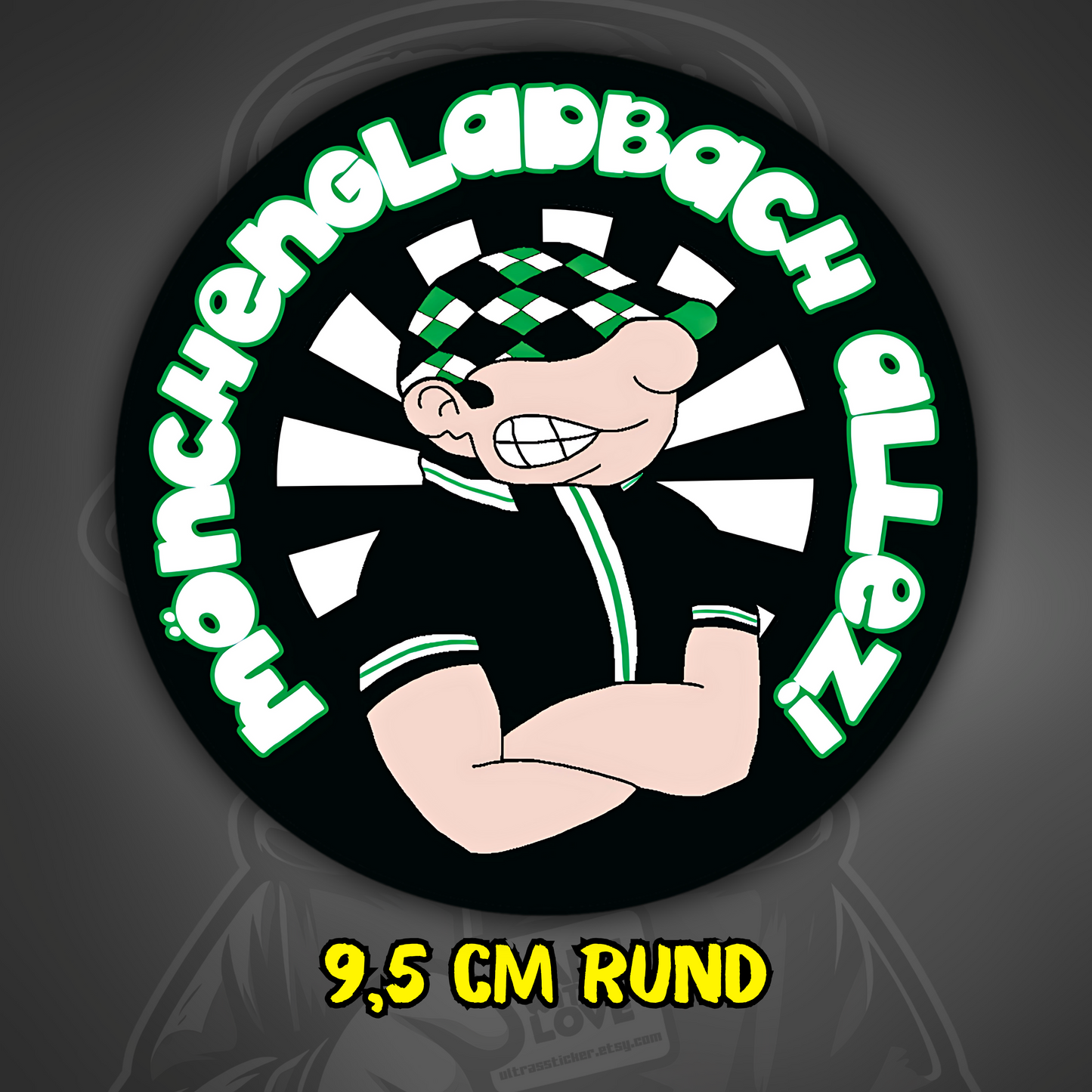 Ultras Mönchengladbach Sticker Design