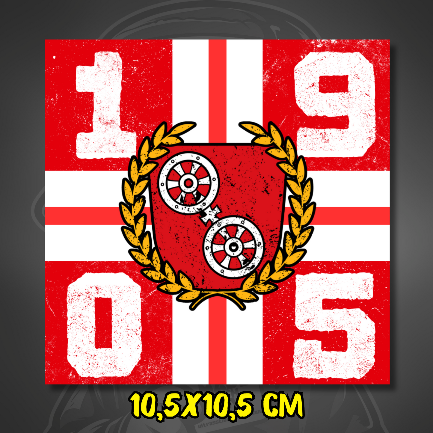 Mainzaaa Aufkleber Mainz ultras-inspirierter Fan Sticker wetterfest