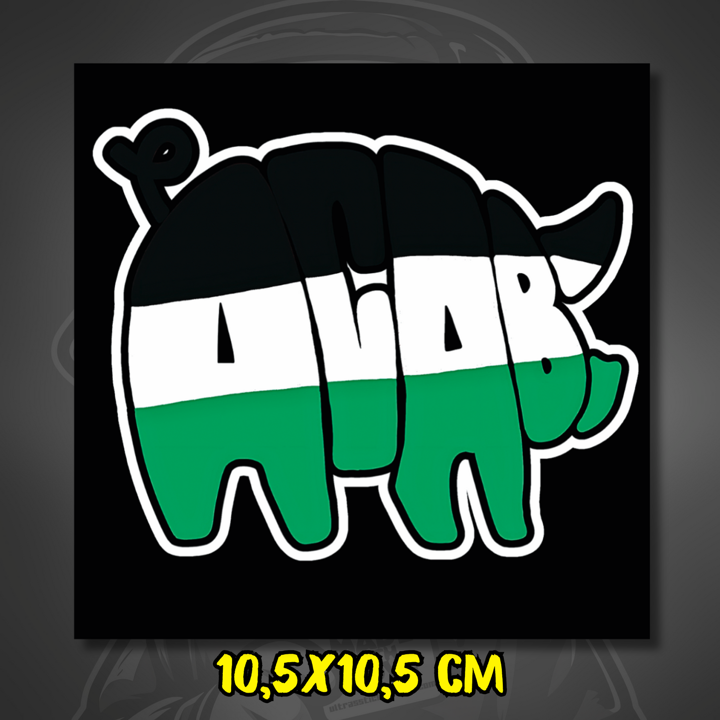 Mönchengladbach Aufkleber ACAB ultras-inspirierter Fan Sticker wetterfest