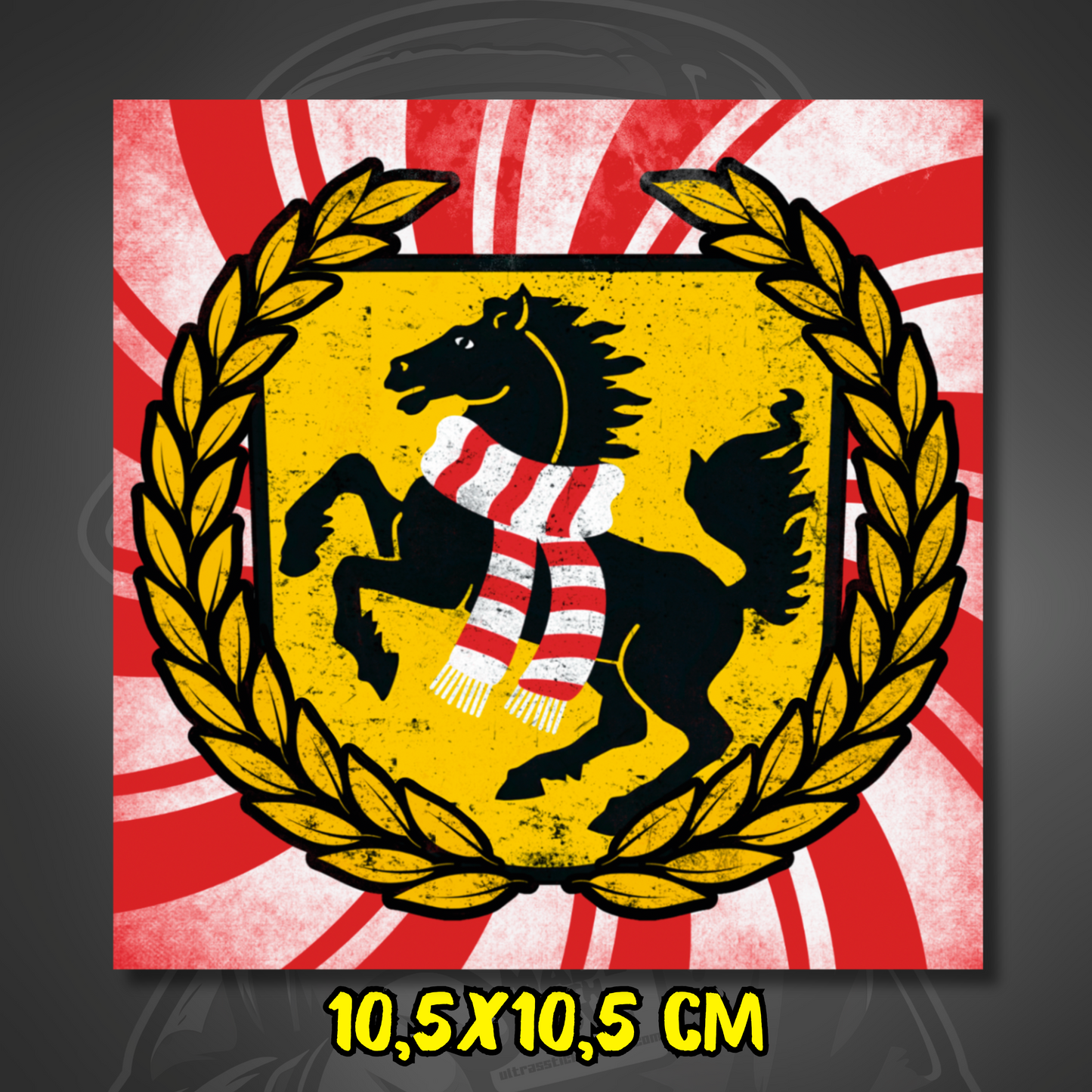 Stuttgart Aufkleber Wappen ultras-inspirierter Fan-Sticker wetterfest