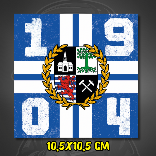 1904 Aufkleber ultras-inspirierter Fan Sticker wetterfest