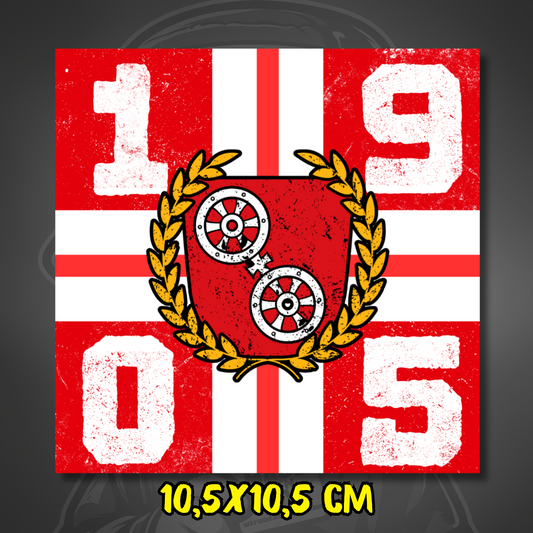 Mainzaaa Aufkleber Mainz ultras-inspirierter Fan Sticker wetterfest