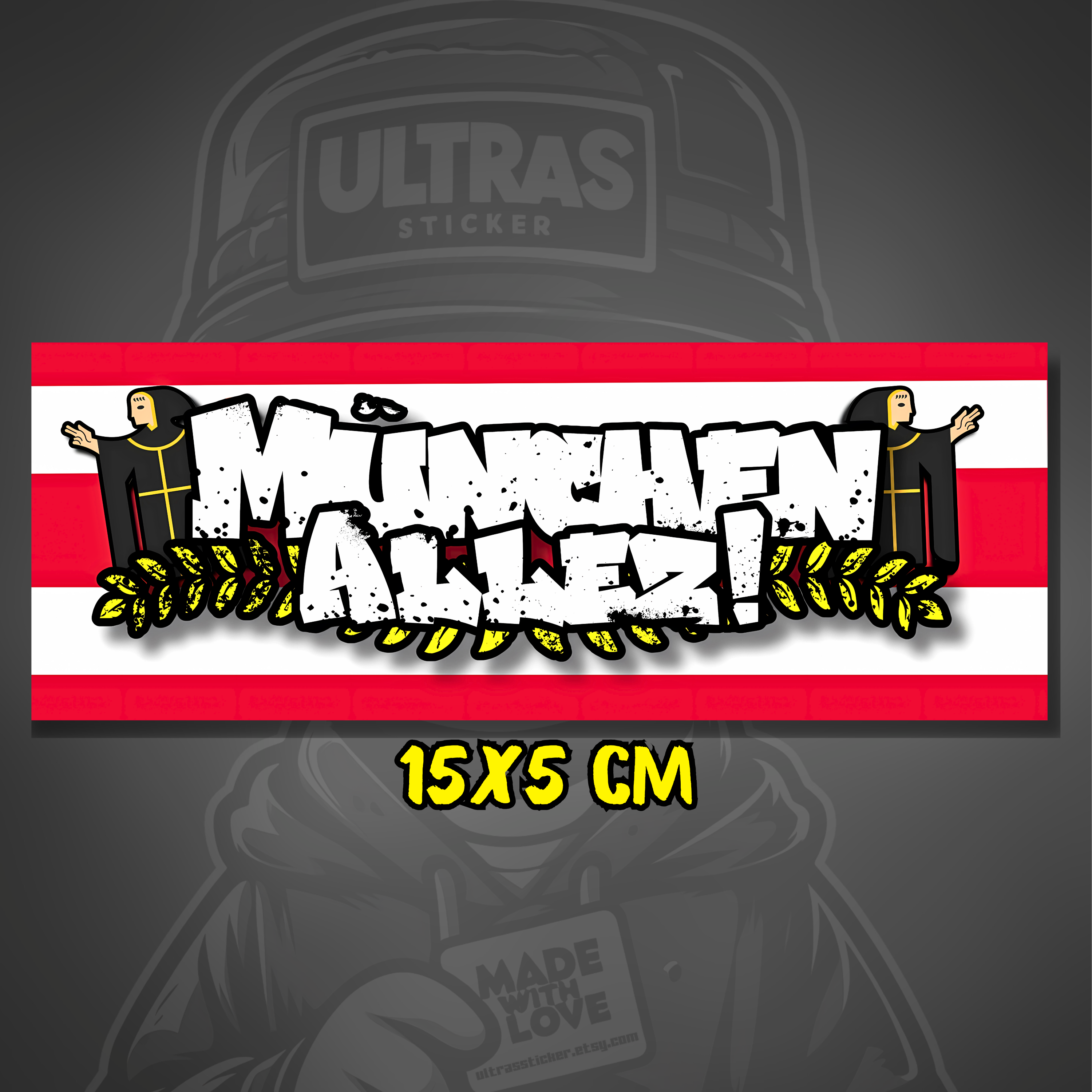 Munich Allez Stickers – Buy now at the Ultras Sticker Store