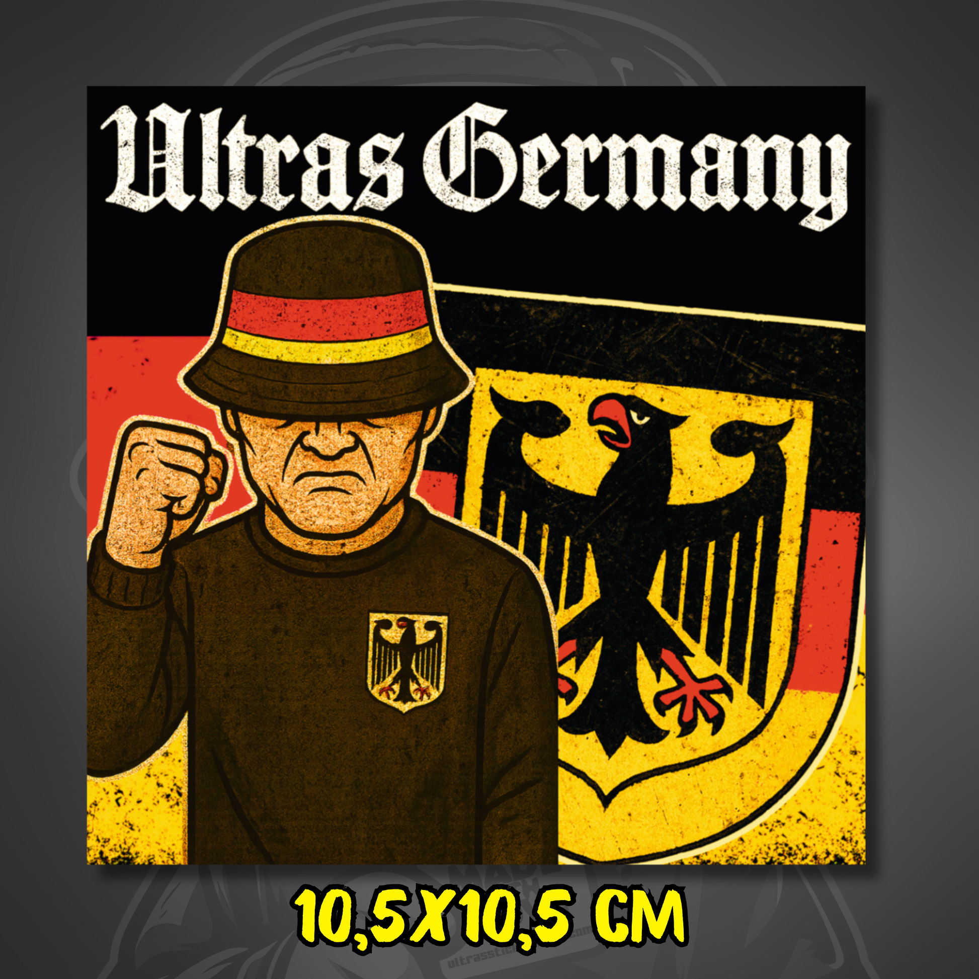 Ultras Germany Aufkleber im Ultras Stil 